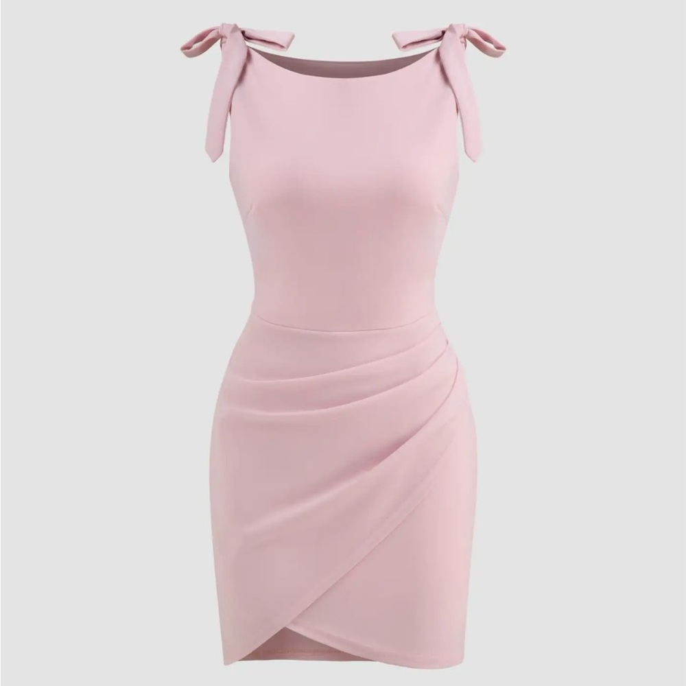Cider Pink Wrap Dress